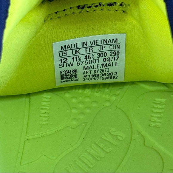 🔥🔥🔥Adidas Tennis HU x Pharrell Multi-Color 2017 Size: 12🔥🔥🔥 - Picture 9 of 10